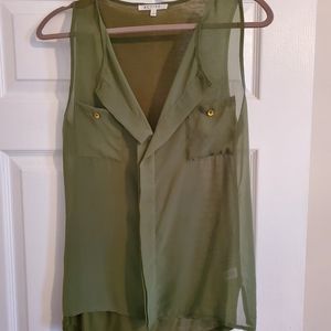 Active boutique tank army green Large